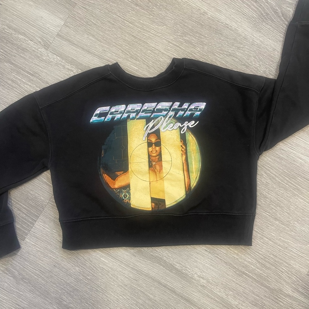 Caresha Please Crop Sweatshirt